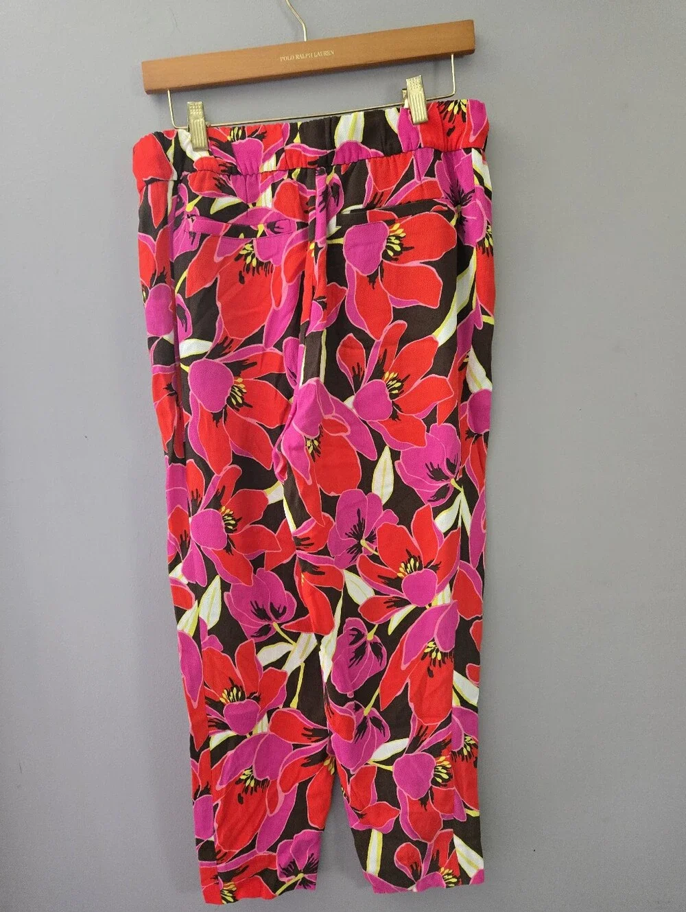 Kate Spade Tropical Hutton Cropped Ankle Lounge Pants Floral Size 6